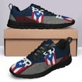 thumbnail image 4 of Puerto Rico Shoes Men Women Running Tennis Shoes Breathable Casual Puerto Rico Flag Sneakers Black Size 10, 4 of 5