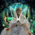 thumbnail image 2 of Alas de Hada para Adultos, Alas de Hada Winx, Disfraz de Ala de Hada para Mujer Adulta para Fiesta temática de Halloween, cumpleaños y Navidad Rojo Verde Cocina, Decoración y Otros, 2 of 5