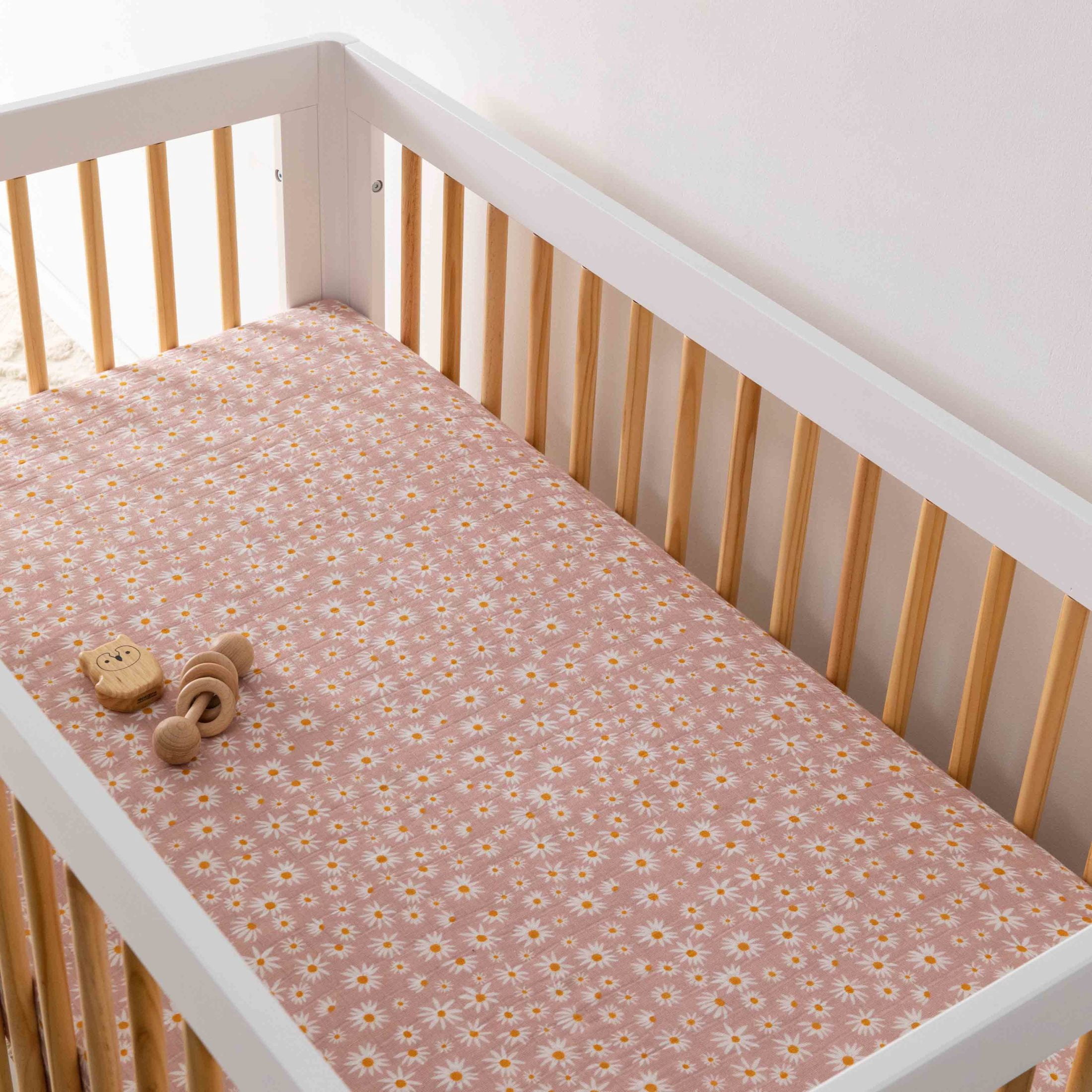 Babyletto Crib Sheet in GOTS Certified Organic Muslin Cotton