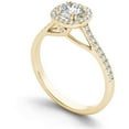 thumbnail image 2 of 3/4 Carat T.W. Diamond Cushion-Shape Single Halo 14kt Yellow Gold Engagement Ring, 2 of 5