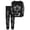 Black-D, variant on Miaoju Cotton Halloween Pajamas Set Cute Graphic Print Top and Pant Casual Sleepwear with Pockets Casual Sports Top 2 Piece Cotton Pajama Sets