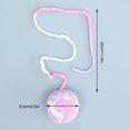thumbnail image 2 of Cat Toy Ball Wool Interactive Funny Cat Pom Pom Toy Kitten Play Ball with Bell, 2 of 10