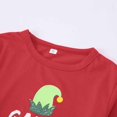 thumbnail image 6 of Bjutir Matching Christmas Pajamas For Family Kids Christmas Pajamas Set Printed Long Sleeve Top With Stripe Trousers Two Piece Set Sleepwear,Red,Size 4-5 Years, 6 of 8