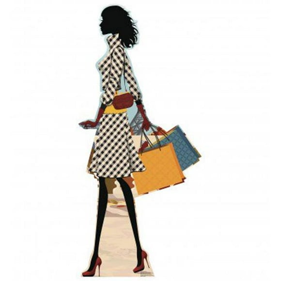 Advanced Graphics 1852 Paris Shopper Cardboard Standup