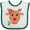 White and Green, variant on Inktastic girl reindeer Boys or Girls Baby Bib