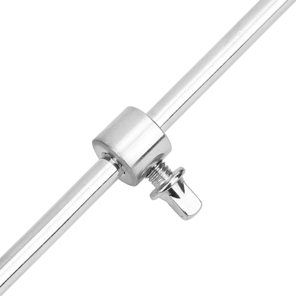 High End Drumstick Drum Beater Hammer Musical Instrument Accessories Metal Silicone(Bleu )