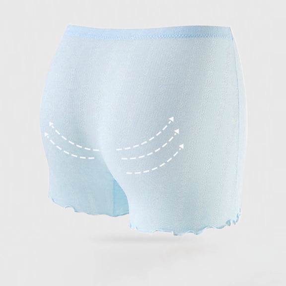 Juslio Girls Panties Mid Waist Tight Teen Girls Underwear Boxer Briefs Breathable Soft Panties