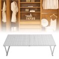 thumbnail image 1 of Organisateur d'Étagère de Garde-Robe Gain de Place, Étagère de Tension Extensible pour Armoires, Garde-Robes, Tri, Rangement, Matériau Durable, Installation Facile, 1 of 8