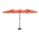 thumbnail image 1 of 14.8 pies doble lado paraguas al aire libre rectangular grande con manivela (sin base), 1 of 5