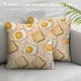 thumbnail image 3 of Qinduosi Decorative Throw Pillow Covers , , , Coffee Inches Cushion Covers Pillowcases for Sofa Couch Bed&amp;Car,Pack of White, 3 of 5