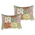 thumbnail image 5 of Legacy Decor 3 Pcs Paisley Stitched Pinsonic Reversible All Season Bedspread Quilt Coverlet Oversize Full Size, 5 of 5