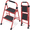 red, variant on Kingrack 2 Step Ladder, Folding Step Stools for Adults , Anti-Slip Wide Pedal, 330lb for Home & Workplace