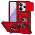 thumbnail image 1 of For Xiaomi Redmi Note 14 4G (163.25x76.55x8.16mm) Case PC TPU Phone Cover with Lens Protection Kicks, 1 of 5