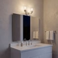 thumbnail image 4 of 45885NI Kichler Lighting Winslow - 2 Light Bath Vanity Approved for Damp Locations - with Contemporary inspirations - 12.75 inches wide-Brushed Nickel, 4 of 6