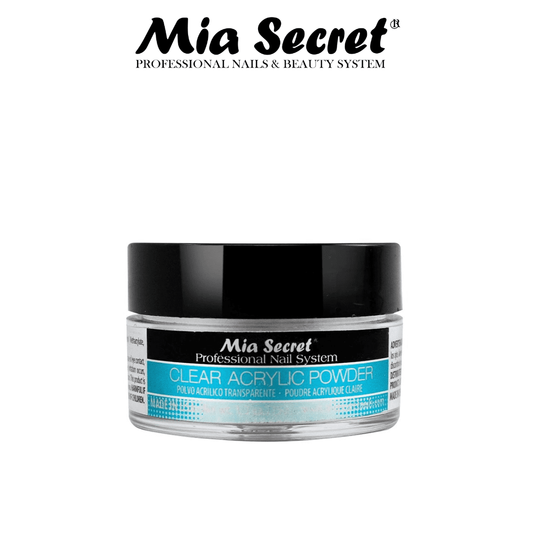 Mia Secret - Liquid Monomer 2oz & Clear Acrylic Powder, Pink Acrylic Powder, White Acrylic Powder- French 3D, Multibalance Natural Pink Acrylic Powder (0.5oz each) - Combo