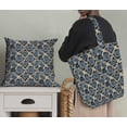 thumbnail image 5 of Soimoi Japan Crepe Satin Blue Fabric By the Yard - 54 Inch Wide - Florals Print Fabric - Elegant and Timeless Patterns for Fashion and Home Decor Printed Fabric, 5 of 6
