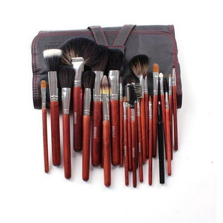 Urban Escape MWG-C251 24 Pieces Wolf Hair / Wool Professional Cosmetic Makeup Brushes Set Tools