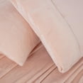 thumbnail image 4 of Chezmoi Collection Extra Soft Fleece Sheet Set Queen, 4-Piece Microplush Non-Pilling Velvety Bed Sheet, Deep Pocket - Lightweight All Season Warmth, Queen, Blush Pink, 4 of 9