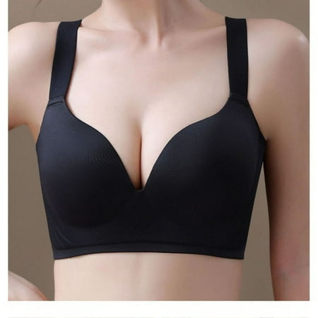 Under 25 Women s Thin Series Bra  Assisted Breast Adjustment  Comfortable Seamless  Wireless Bralette  For Daily Wear  Light Support  Underwire-Free  Bra Pads Included  Plus Size Tracksuit