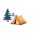 thumbnail image 3 of cartoon Winter Camping Stickers, Waterproof Winter Camping Sticker for Water Bottle Laptop Phone Cases Planner Skateboard Luggage Helmet Party Favor Decor, Ideal for Adults Teens Teacher Rewards, 3 of 9