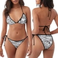thumbnail image 3 of Kdxio Bikini Deux Pièces pour Femmes à Imprimé Scène de Ferme Campagnarde, Bretelles Ajustables, pour Plage, Piscine, Vacances, 3 of 6