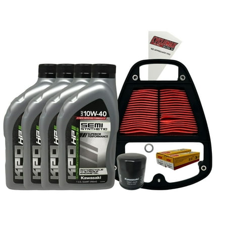 Cyclemax Semi-Synthetic Tune Up Kit w/ Plugs fits Kawasaki 2006-2023 Vulcan 900