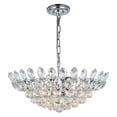 thumbnail image 3 of Vesper 10 light Chrome Chandelier Clear Royal Cut Crystal, 3 of 7