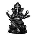 thumbnail image 2 of CoudarTitie Lord Ganesha Statue Resin Buddha Sculpture for Living Room Gifts Centerpiece Black 4.7x4.2x6cm, 2 of 9