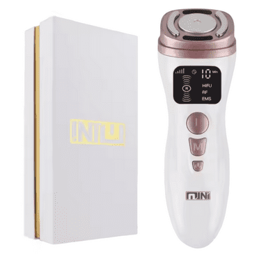 Mini HIFU Facial Machine Wrinkles Remove Face Massager ,Ultrasonic Face Machine RF Skin Tightening Rejuvenation Antiaging Machine for Eye Chin Neck