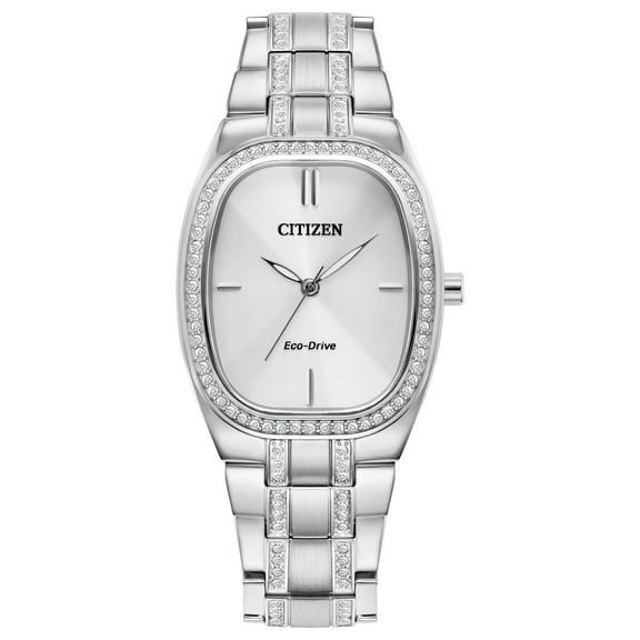 Citizen Eco-Drive Women's Crystal Stainless Steel Bracelet Watch - EM1080-55A