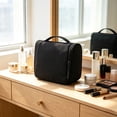 thumbnail image 6 of Leodye 1PCS Hanging Travel Wash Bag, Multifunctional Suspended Makeup Storage Pouch for Business Trips Vacation Cosmetic Sorting -7.48x6.69x2.17in, 6 of 6