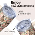thumbnail image 4 of 20OZ Dog Pattern Handle Tumbler Stainless Steel Double Wall Cup Unique Birthday Christmas Gifts for Dog Lovers Women Men Maintains Drink Temperature for Extended Periods, 4 of 6