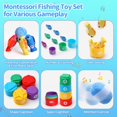 thumbnail image 4 of Juego de pesca Montessori Toy Vahome de 1 a 3 años con tapete oceánico, 4 of 6