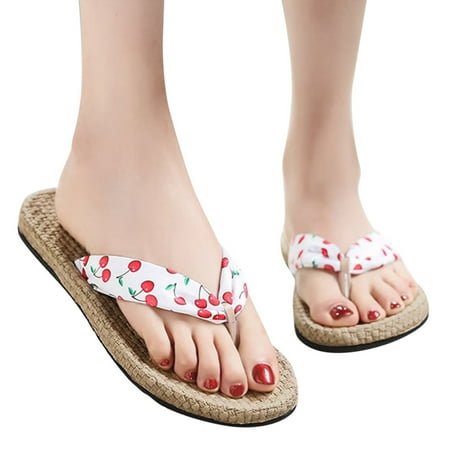 

eczipvz Slippers for Women Women s Square Head Pullover Flat Bottom Thin Belt Roman Sandal Extra Wide Slippers for Women