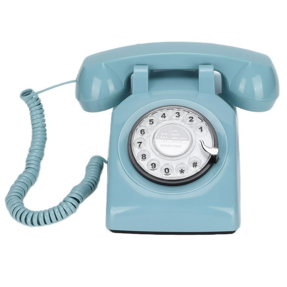 Retro Lline 60S Old Fashioned Classic Dial Cableado Fijo Teléfono Fijo Teléfono