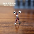 thumbnail image 4 of Modern miniature doll car model 1/64 villain photography selfie mini sand table ornament resin scene character figure, 4 of 6