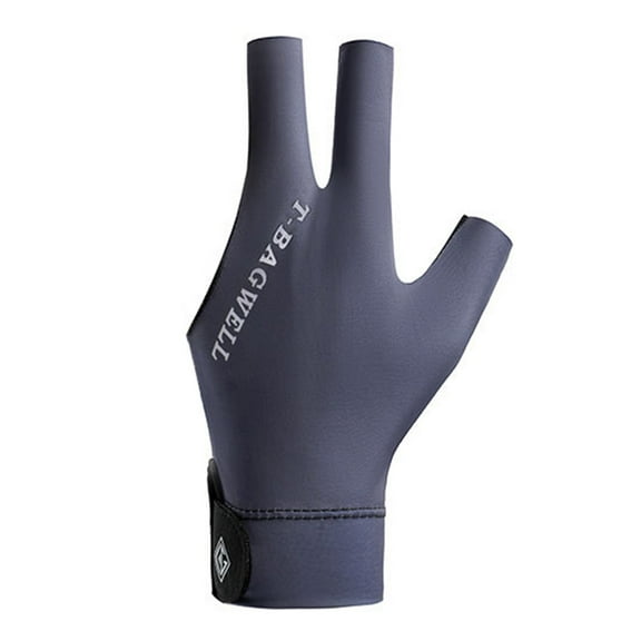 Iaukyu 1Pc Left-hand Billiard Pool Glove Quick Dry Breathable Sweat Absorption 3 Finger Design Billiard Pool Glove Sports Supplies