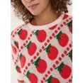 thumbnail image 2 of Patterned Short Sleeve Knit Sweater, 2 of 5
