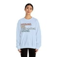 thumbnail image 4 of Firefighter Sweatshirt Gifts Crew Neck Shirt Long Sleeve Unisex, 4 of 4