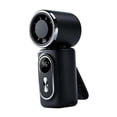 thumbnail image 4 of Ventilador portátil con clip, rotación ajustable, recargable, tamaño bolsillo, 5 velocidades, ideal para mujeres, hombres, conciertos, oficina y Negro, 4 of 8