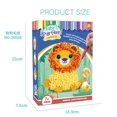 thumbnail image 2 of 3D DIY Plush Toy Crafting Kit  - Animal Throw Pillow - Great Kids Crafts Perfect Craft and Gift for Boys and Girls!, 2 of 6