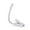 White, variant on PureCasa Clip-on Book Light Eye Caring LED Reading Light for Reading in Bed, USB Rechargeable Book Lights with Bendable Gooseneck, Perfect Gifts for Kids Book Lovers, 1PC, Black