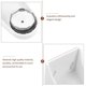 thumbnail image 3 of 1Pc Magnetic Soap Holder Punch-free Soap Rack Useful Bathroom Storage Tool, 3 of 4