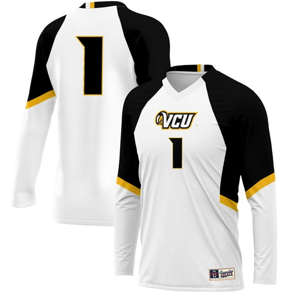 Youth  GameDay Greats #1 White VCU Rams Women's Volleyball Lightweight Fashion Jersey