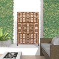thumbnail image 1 of Neutypechic Outdoor Privacy Screen with Stand 76" x 47.2" x 15.7" Metal Balcony Decorative Screen, 1 of 5