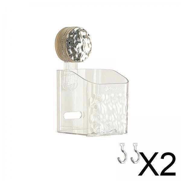 Estante con ventosa,Estante con ventosa Estante de almacenamiento con ventosa,Ventosa para baño,ducha,cocina,Cesta de almacenamiento Organizador de ducha de baño Ducha,Estante de especias de