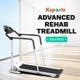 thumbnail image 2 of Ksports Advanced Rehab Treadmill 2.25 Horsepower Motor and Bluetooth, White, 2 of 8
