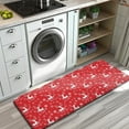 thumbnail image 3 of Red Christmas Reindeer Pattern Kitchen Rug Mat,Kitchen Runner Rugs Non Skid Washable,Decorative Kitchen Floor Mats for Kitchen,Sink,Laundry,17"x47.2", 3 of 7