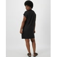 thumbnail image 3 of Hanes Originals Women's Soft Brushed Fleece Kanga Dress Black 2XL, 3 of 6
