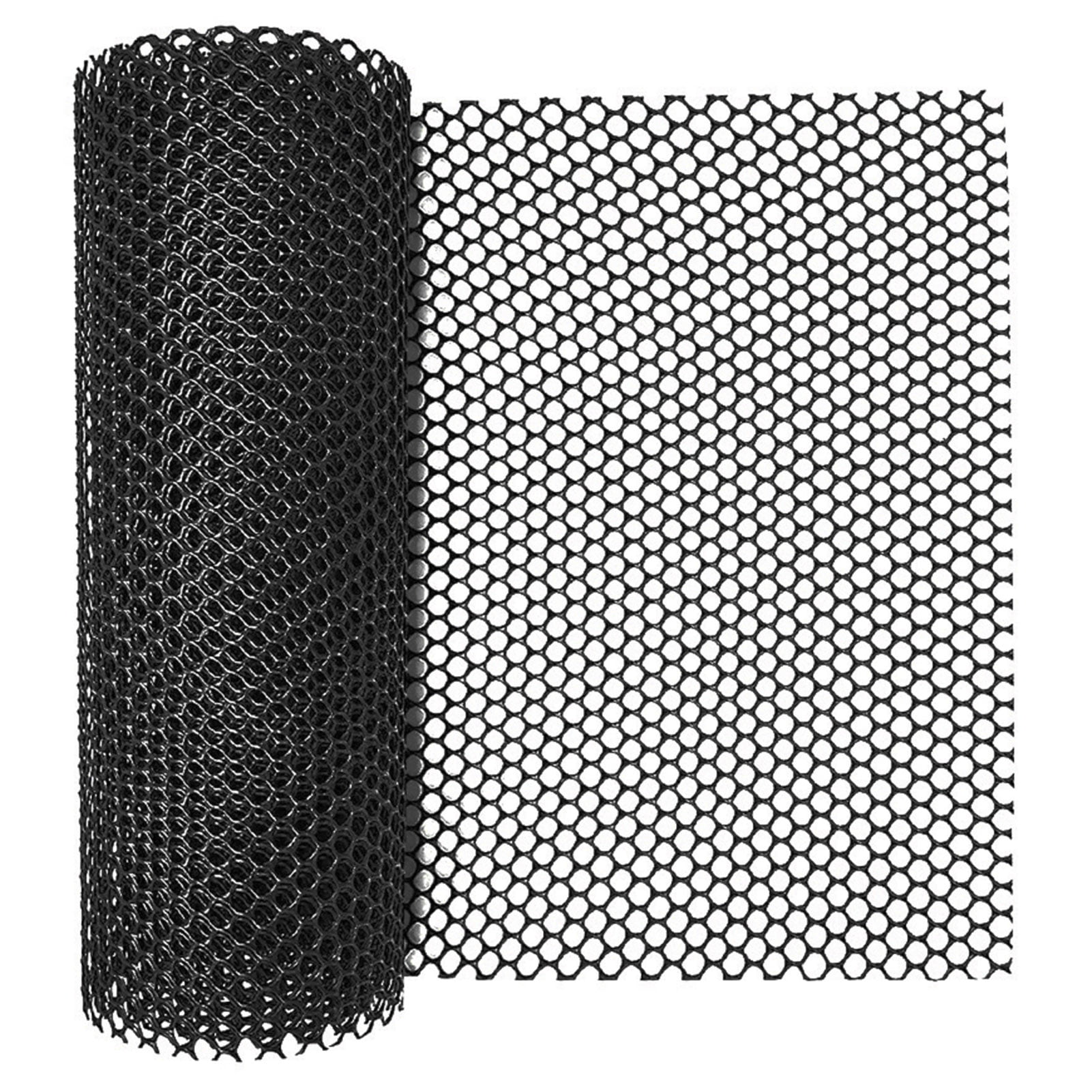Washranp Plastic Poultry Chicken Wire Fencing,500gsm Hexagonal Hole DIY Fencing  Mesh for Poultry Fencing Arboretum 
